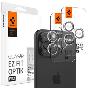 Spigen Optik Lens Protector - Vollständiger Kameraschutz (2er-Pack) für das Apple iPhone 15 Pro / 15 Pro Max