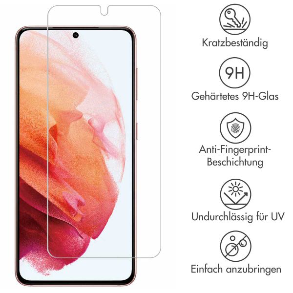 Accezz Screen Protector aus gehärtetem Glas Samsung Galaxy S21