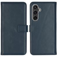 Selencia Echtleder Klapphülle Samsung Galaxy S23 FE - Blau