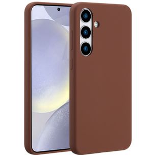 Accezz Liquid Silikoncase mit MagSafe Samsung Galaxy S24 Plus - New Tea Brown