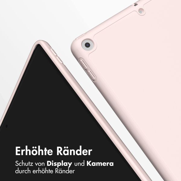 Accezz Smarte Klapphülle aus Silikon Apple iPad 6 (2018) 9.7 Zoll / iPad 5 (2017) 9.7 Zoll - Rosa