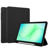 Accezz Smarte Klapphülle aus Silikon Samsung Galaxy Tab A11 Plus / A9 Plus - Schwarz