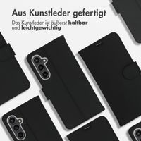 Accezz Wallet TPU Klapphülle Samsung Galaxy S23 FE - Schwarz
