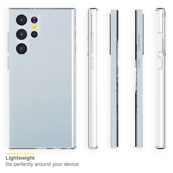 Accezz Clear TPU Backcover Samsung Galaxy S22 Ultra - Transparent
