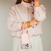 Selencia Rivièra Backcover mit MagSafe mit abnehmbaren Haken Samsung Galaxy A18 / A17 / A16 / A26 - Sorbet Pink