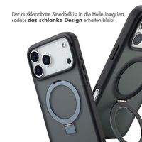 Accezz Ring Stand Backcover mit MagSafe Apple iPhone 17 Pro - Schwarz