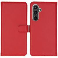 Selencia Echtleder Klapphülle Samsung Galaxy S23 FE - Rot