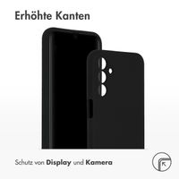Accezz Liquid Silikoncase Samsung Galaxy A15 (5G/4G) - Schwarz