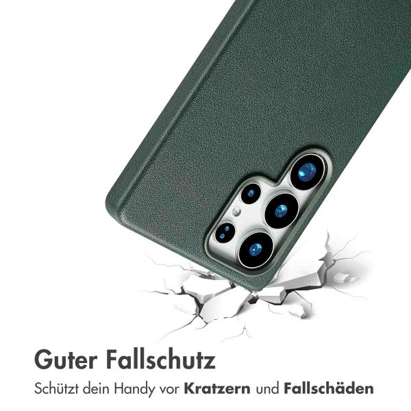 Accezz MagSafe Leather Backcover Samsung Galaxy S25 Ultra - Cedar Green