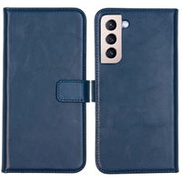 Selencia Echtleder Klapphülle Samsung Galaxy S22 Plus - Blau
