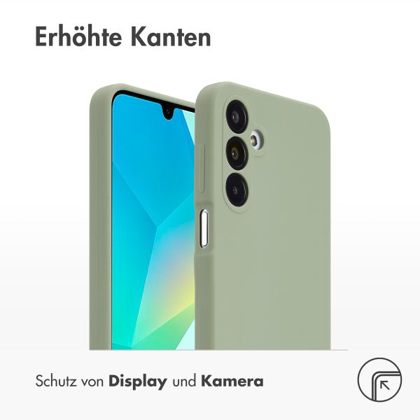 Accezz Liquid Silikoncase Samsung Galaxy A16 - Cooper Green