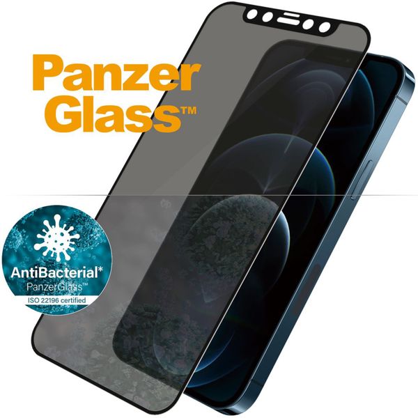 PanzerGlass Privacy Case Friendly Anti-Bacterial Displayschutzfolie Apple iPhone 12 Pro Max