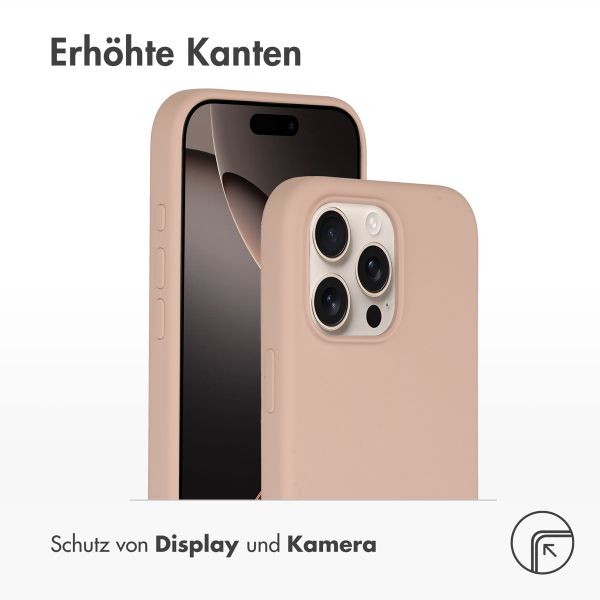 Accezz Liquid Silikoncase mit MagSafe Apple iPhone 16 Pro Max - Rosa