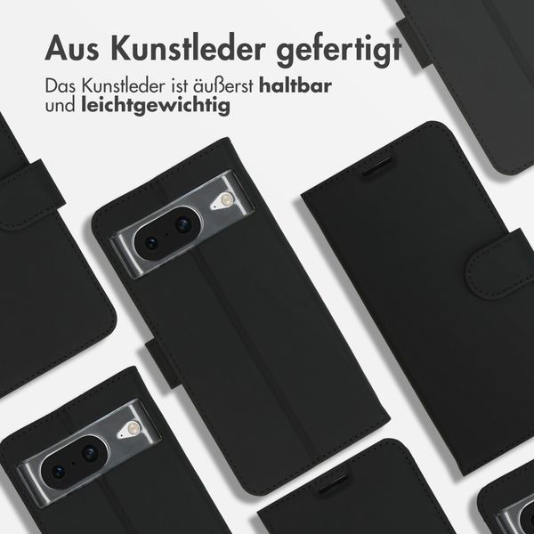 Accezz Wallet TPU Klapphülle Google Pixel 8 - Schwarz