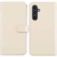 Selencia Echtleder Klapphülle Samsung Galaxy A54 (5G) - Greige