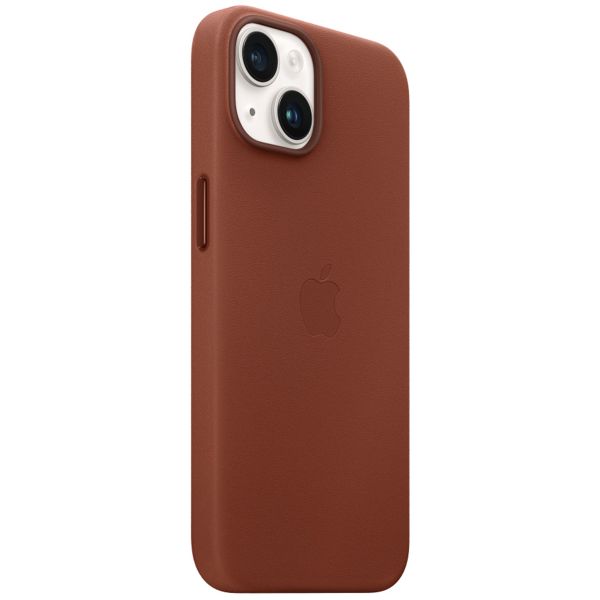 Apple Leder-Case MagSafe Apple iPhone 14 - Umber