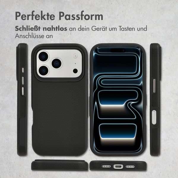 Accezz Tough Back Cover mit MagSafe Apple iPhone 17 Pro - Schwarz