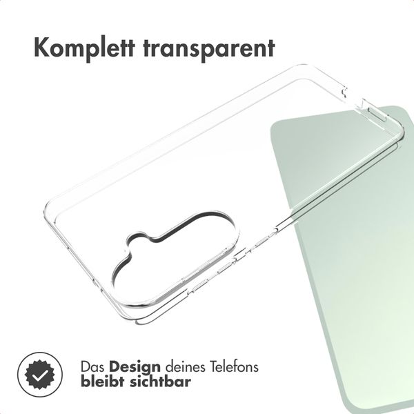 Accezz Clear TPU Backcover Samsung Galaxy S26 Plus - Transparent