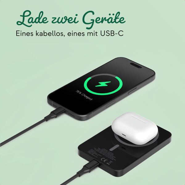 Gestalte deine eigene MagSafe Powerbank 5000 mAh - Schwarz