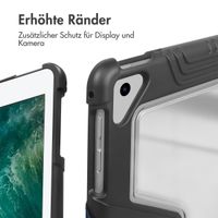 Accezz Rugged Trifold Klapphülle Apple iPad 6 (2018) 9.7 Zoll / iPad 5 (2017) 9.7 Zoll / Air 2 (2014)/Air 1 (2013) - Dunkelblau