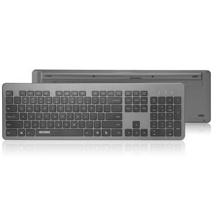 Accezz Premium Desktop QWERTY Bluetooth-Tastatur - Grau