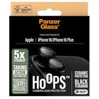 PanzerGlass Hoops Ceramic Kameralinsenschutz Apple iPhone 16 / 16 Plus - Transparent