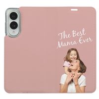 Gestalte deine eigene Compact Gel Klapphülle Samsung Galaxy S25 Edge - Weiß