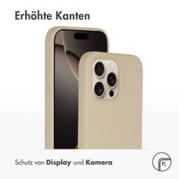 Accezz Liquid Silikoncase mit MagSafe Apple iPhone 16 Pro Max - Stone