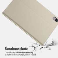 Accezz Classic Klapphülle Apple iPad 11 (2025) 11 Zoll A16 / iPad 10 (2022) 10.9 Zoll - Greige