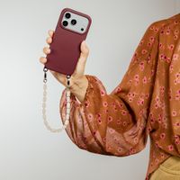 Selencia Rivièra Backcover mit MagSafe mit abnehmbaren Haken Samsung Galaxy A18 / A17 / A16 / A26 - Bold Burgundy