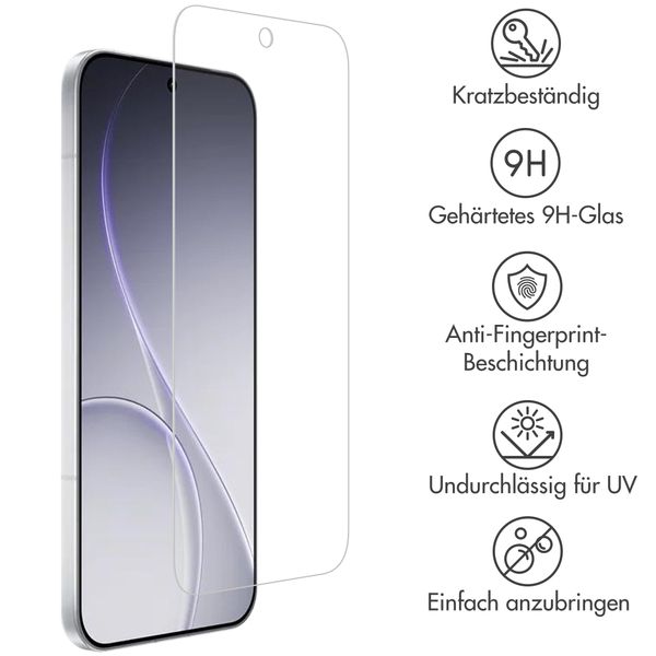 Accezz Screen Protector aus gehärtetem Glas Oppo Reno15 Pro (5G)
