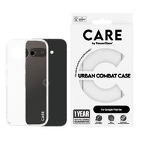 CARE by PanzerGlass Urban Combat Case MagSafe Google Pixel 9A - Transparent