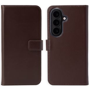 Selencia Echtleder Klapphülle Samsung Galaxy S26 - Braun