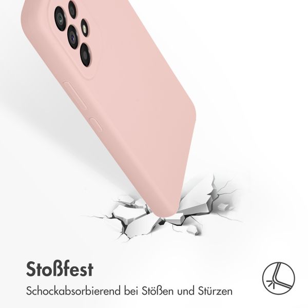 Accezz Liquid Silikoncase Samsung Galaxy A53 - Rosa