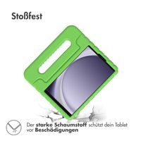Accezz SchutzHülle mit Handgriff kindersicher Samsung Galaxy Tab A11 / A9 8.7 Zoll - Grün