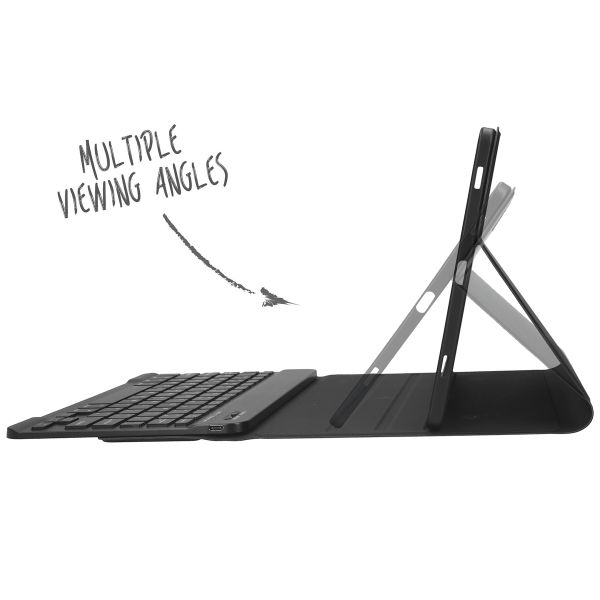 Accezz Bluetooth Keyboard Klapphülle Samsung Galaxy Tab S10 FE / S9 FE - QWERTY / NL - Schwarz