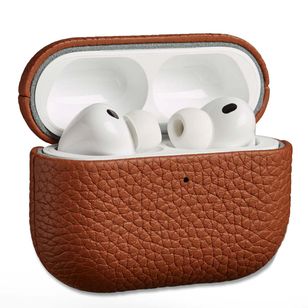 Accezz Echtleder Case  Apple Airpods Pro 3 - Cognac