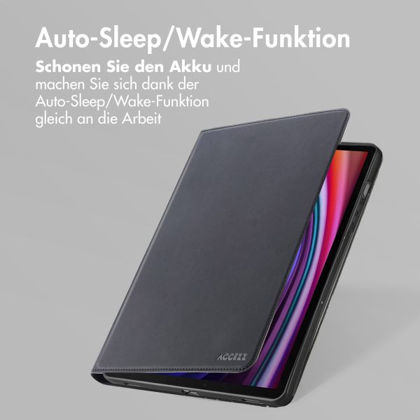 Accezz Classic Klapphülle Samsung Galaxy Tab S10 Plus / Tab S9 FE Plus / Tab S9 Plus - Schwarz