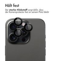 imoshion Kameraschutz Glas 2er-Pack Apple iPhone 15 Pro / 15 Pro Max - Black Titanium