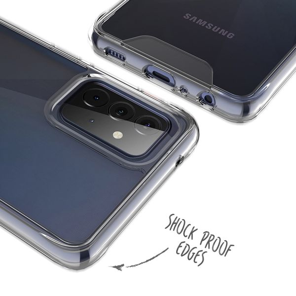 Accezz Xtreme TPU Cover Samsung Galaxy A72 - Transparent