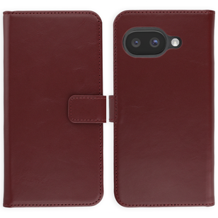 Selencia Echtleder Klapphülle Google Pixel 9A - Burgundy
