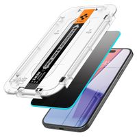 Spigen GLAStR Privacy EZ Fit Displayschutzfolie + Applicator - 2er-Pack Apple iPhone 16 / 15