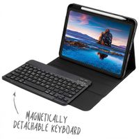 Accezz Bluetooth Keyboard Klapphülle Apple iPad 11 (2025) 11 Zoll A16 / iPad 10 (2022) 10.9 Zoll - QWERTY / NL - Schwarz