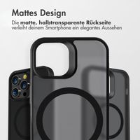 Accezz Rugged Frosted Back Cover mit MagSafe Apple iPhone 14 Pro Max - Schwarz