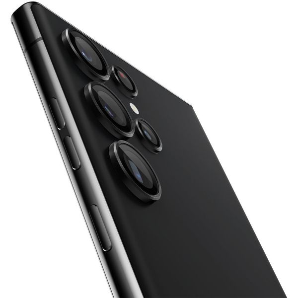 Spigen Optik Pro EZ Fit Lens Protector 2er-Pack Samsung Galaxy S23 Ultra - Schwarz