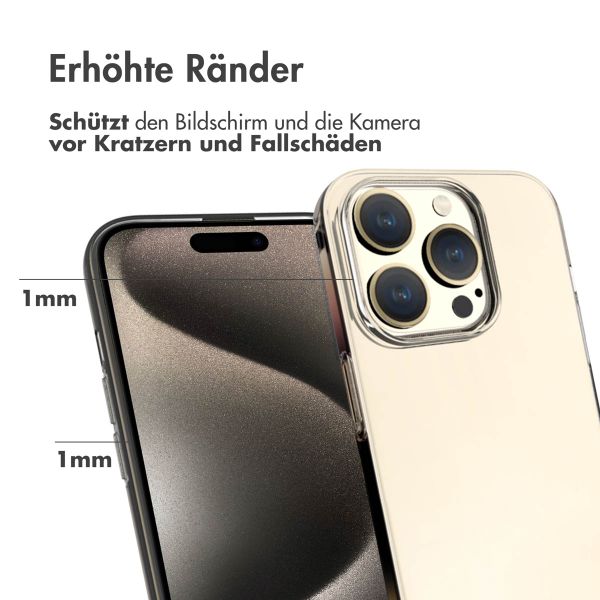 Accezz Clear TPU Backcover Apple iPhone 15 Pro - Transparent