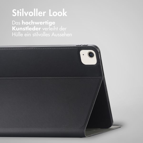 Accezz Classic Klapphülle Apple iPad Air 13 Zoll (2026) M4 / (2025) M3 / (2024) M2 - Schwarz