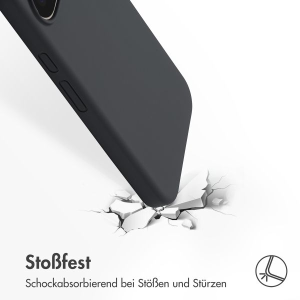 Accezz Liquid Silikoncase Google Pixel 10 Pro XL - Schwarz