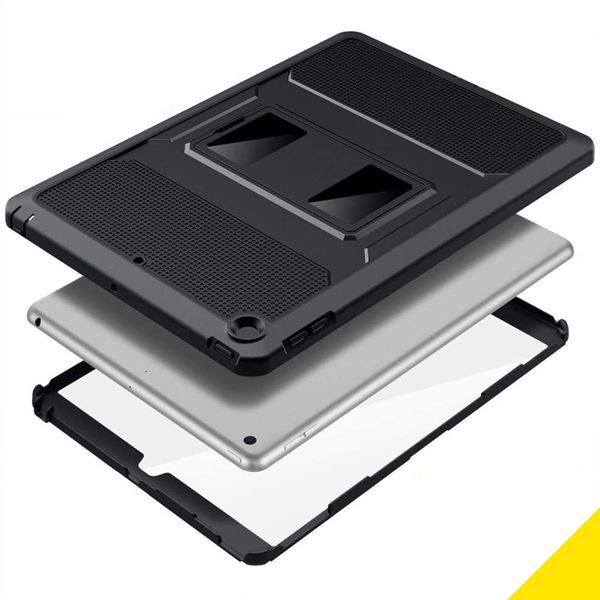 Accezz Robustes Back Case Apple iPad 9 (2021) 10.2 Zoll / iPad 8 (2020) 10.2 Zoll / iPad 7 (2019) 10.2 Zoll - Schwarz