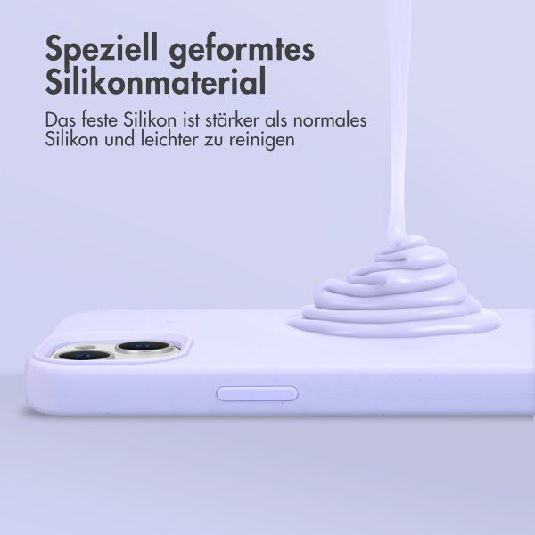 Accezz Liquid Silikoncase Samsung Galaxy S24 Ultra - Violett